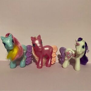 My Little Pony G3 McDonald’s Ponies Set Of 3 2005-2008 Hasbro